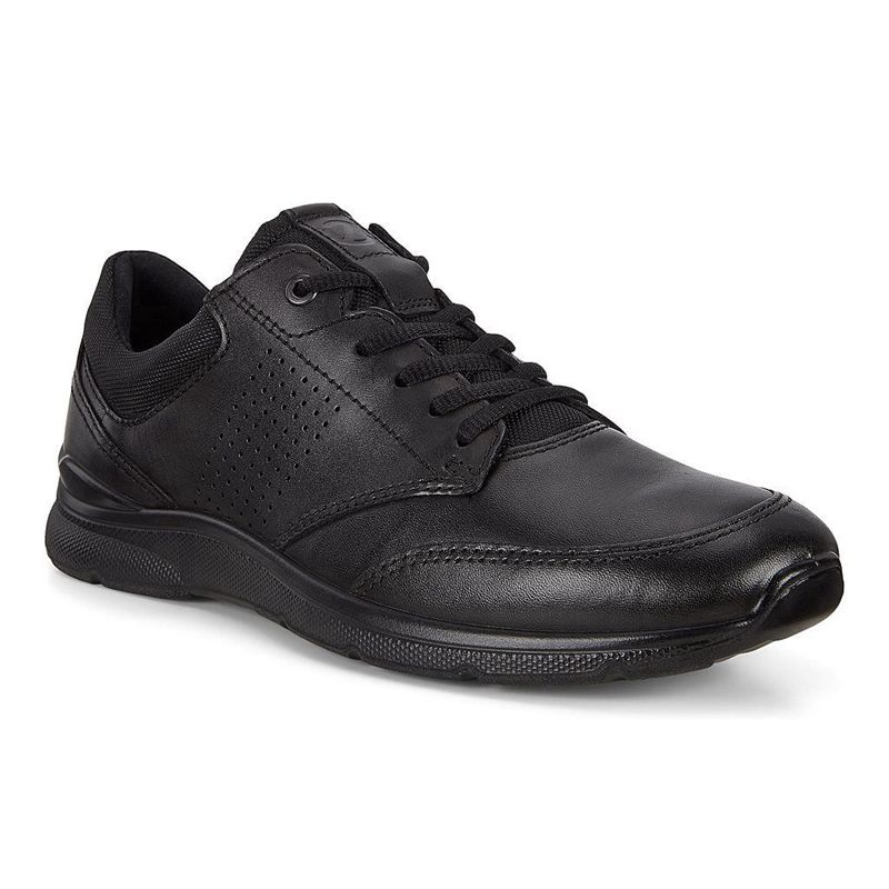 Zapatos Con Cordones Ecco Irving Para Hombre,Negras,916057-AQZ